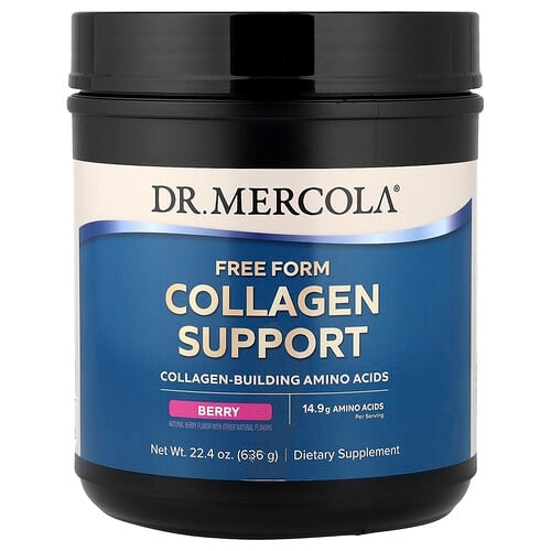 닥터 멀코라 Dr. Mercola, 유리형 콜라겐 서포트, 베리 맛, 636g(22.4oz) 상세 이미지
