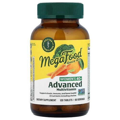 메가푸드 MegaFood, 40세 이상 여성용 종합비타민, 120정 상세 이미지