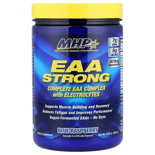 MHP, EAA Strength™, 블루 라즈베리, 308.1g(10.87oz) 상세 이미지