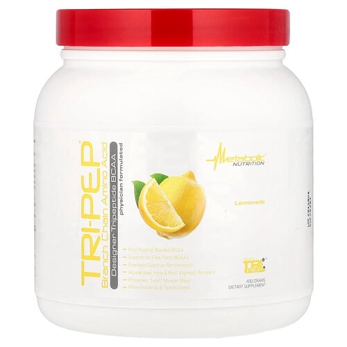 메타볼릭 뉴트리션 Metabolic Nutrition, Tri-Pep, 분지사슬아미노산, 레모네이드, 400g(14.1oz) 상세 이미지