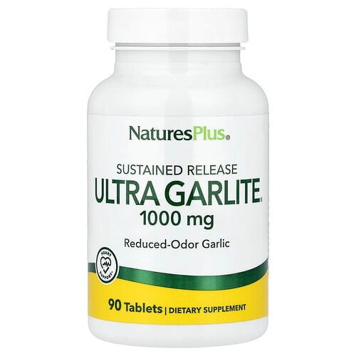 네이쳐스 플러스 NaturesPlus, 서방형 Ultra Garrite®, 1,000mg, 90정 상세 이미지