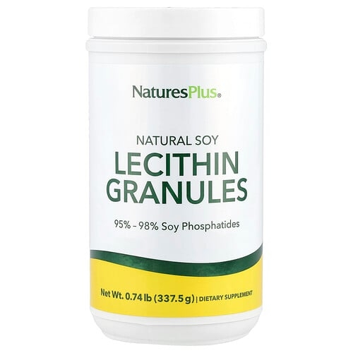 네이쳐스 플러스 NaturesPlus, 천연 대두 레시틴 과립, 337.50g(0.74lb) 상세 이미지
