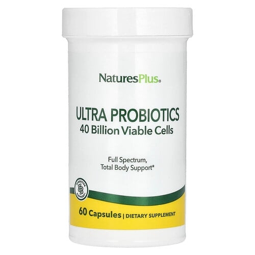 네이쳐스 플러스 NaturesPlus, 울트라 프로바이오틱, 400억, 캡슐 60정 상세 이미지