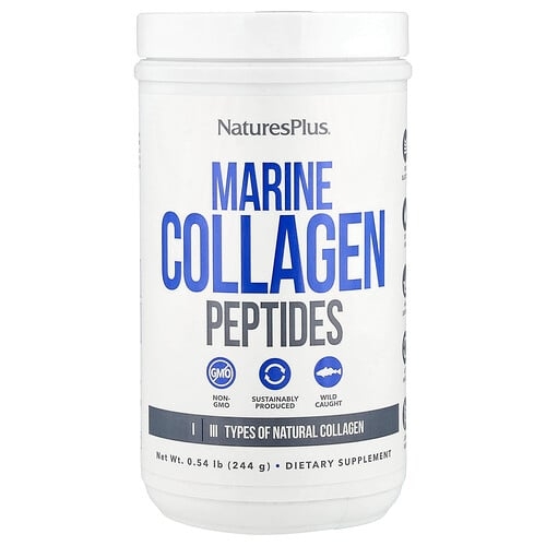 네이쳐스 플러스 NaturesPlus, 해양 콜라겐 펩타이드, 244g(0.54lb) 상세 이미지