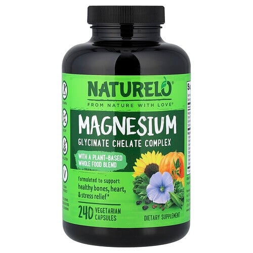내추렐로 NATURELO, 마그네슘 글리신산 킬레이트 복합체, 베지 캡슐 240정 상세 이미지