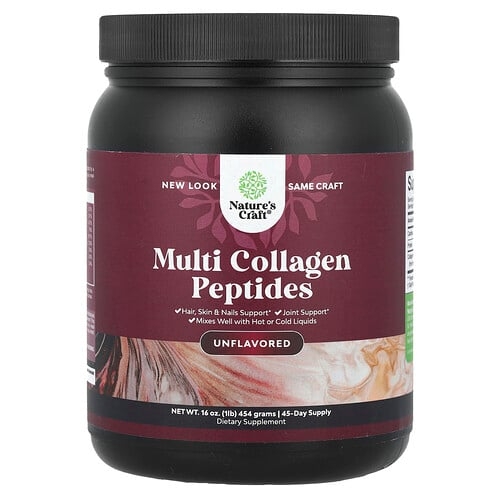 네이처스 크래프트 Nature's Craft, 멀티 콜라겐 펩타이드, 무맛, 454g(16oz) 상세 이미지