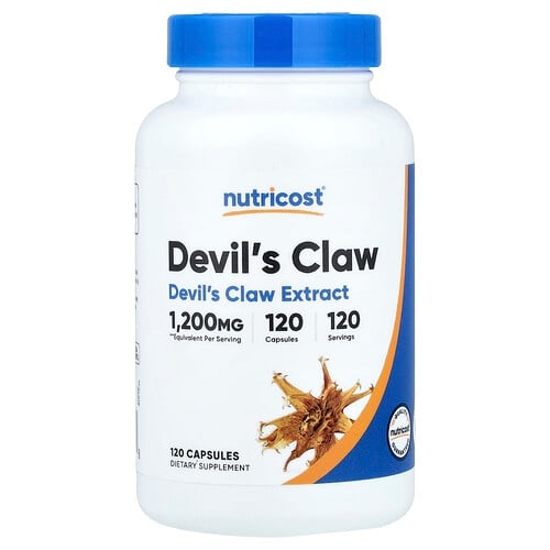 뉴트리코스트 Nutricost, 데블스 클로, 300mg, 캡슐 120정 상세 이미지