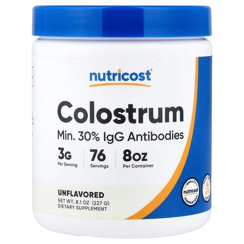 뉴트리코스트 Nutricost, 초유, 무맛, 227g(8.1oz) 상세 이미지