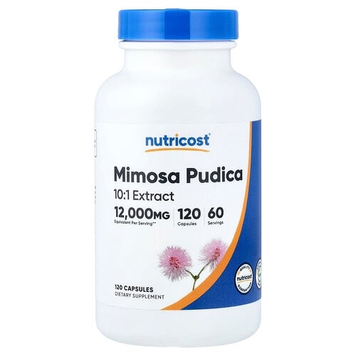 뉴트리코스트 Nutricost, Mimosa Pudica, 캡슐 120정(캡슐 1정당 600mg) 상세 이미지
