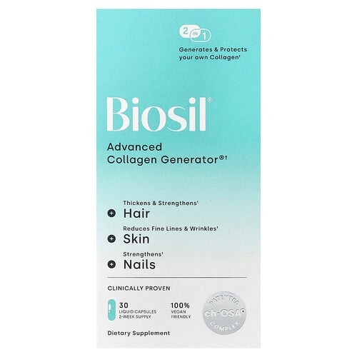 바이오실 Biosil, Advanced Collagen Generator®, 액상 캡슐 30정 상세 이미지