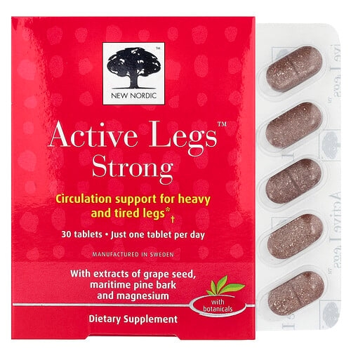 뉴 노르딕 US New Nordic, Active Legs™ 스트롱, 30정 상세 이미지