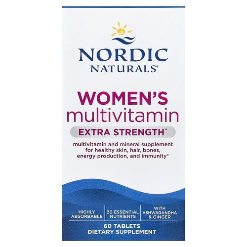 노르딕 네츄럴 프로페셔날 Nordic Naturals, 여성용 종합비타민, 60정 상세 이미지
