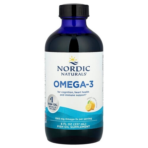 노르딕 네츄럴 프로페셔날 Nordic Naturals, 오메가3, 레몬 맛, 1,560mg, 237ml(8fl oz) 상세 이미지