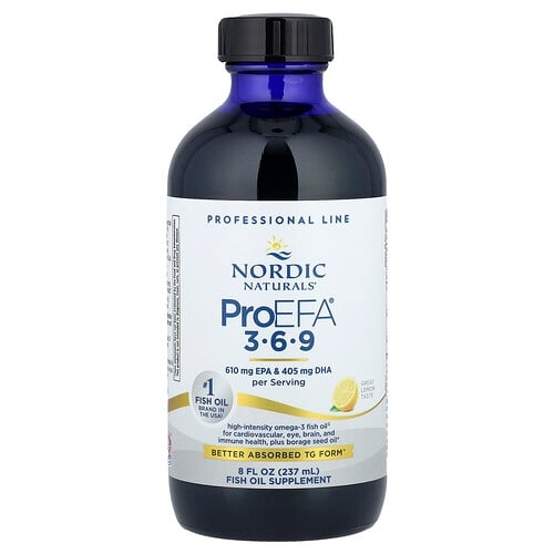 노르딕 네츄럴 프로페셔날 Nordic Naturals, ProEFA - 3-6-9, 레몬, 237ml(8fl oz) 상세 이미지