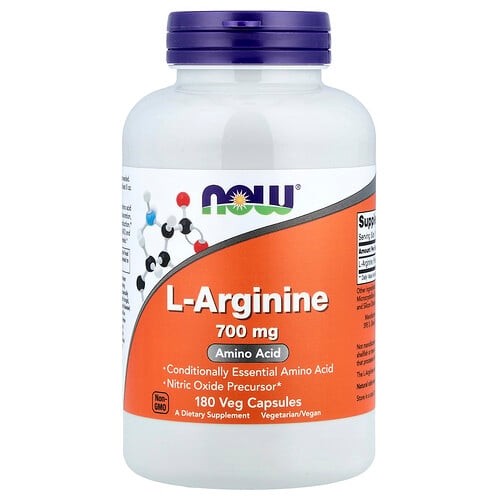 나우푸드 NOW Foods, L-아르기닌, 700mg, 베지 캡슐 180정 상세 이미지