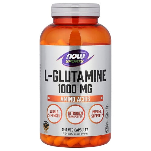 나우푸드 NOW Foods, 스포츠, L-글루타민, 1,000mg, 베지 캡슐 240정 상세 이미지