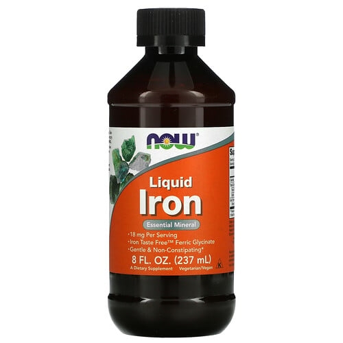 나우푸드 NOW Foods, 액상 철분, 18mg, 237ml(8fl oz) 상세 이미지