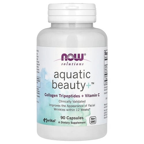 나우푸드 NOW Foods, Solutions, Aquatic Beauty+, 캡슐 90정 상세 이미지