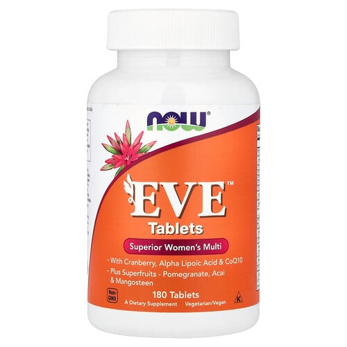 나우푸드 NOW Foods, EVE™, 슈피리어 여성용 종합비타민, 180정 상세 이미지