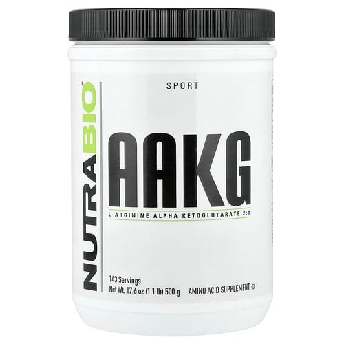 NutraBio, AAKG, 500g(1.1lb) 상세 이미지