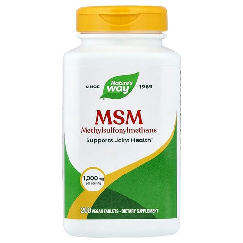 네이쳐스 웨이 Nature's Way, MSM, 1,000mg, 베지 정제 200정 상세 이미지