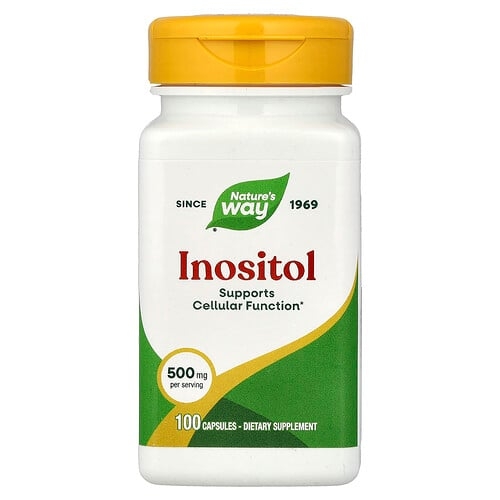 네이쳐스 웨이 Nature's Way, 이노시톨, 500mg, 캡슐 100정 상세 이미지