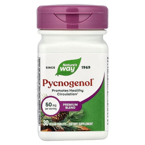 네이쳐스 웨이 Nature's Way, Pycnogenol®, 비건 정제 30정 상세 이미지