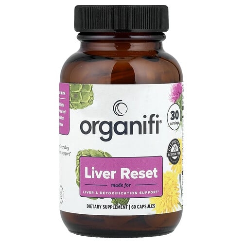 오가니피 Organifi, Liver 재설정, 캡슐 60정 상세 이미지