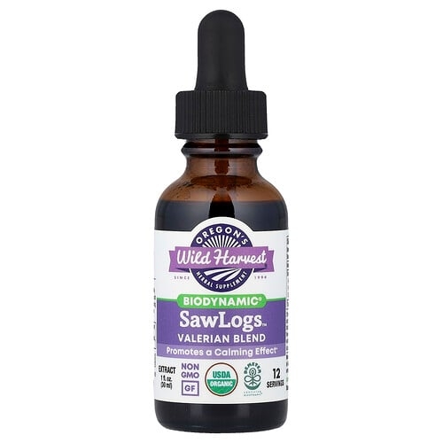 오레곤스 와일드 하베스트 Oregon's Wild Harvest, Biodynamic®, Sawlogs™, 발레리안 혼합물, 30ml(1fl oz) 상세 이미지