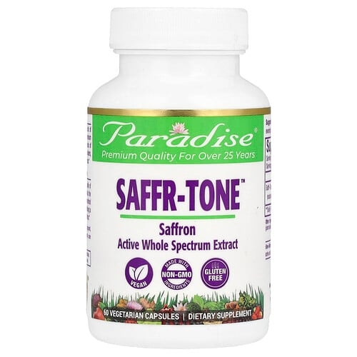 파라다이스 허브 Paradise Herbs, Saffr-Tone, 15mg, 베지 캡슐 60정 상세 이미지