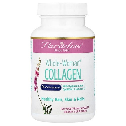 파라다이스 허브 Paradise Herbs, Whole-Woman® 콜라겐, 베지 캡슐 120정 상세 이미지