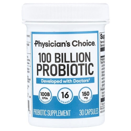 Physician's Choice, 100 Billion Probiotic®, 캡슐 30정 상세 이미지