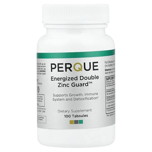 PERQUE, Energized Double Zinc Guard™, 100정 상세 이미지
