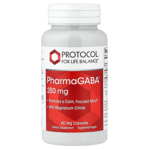 프로토콜 포 라이프 발란스 Protocol for Life Balance, PharmaGABA® 마그네슘시트레이트 함유, 베지 캡슐 60정 상세 이미지