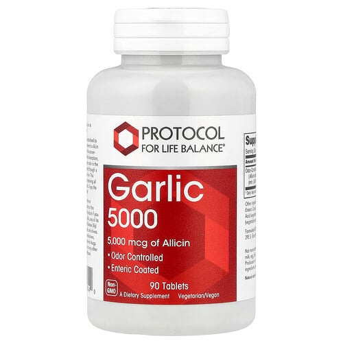 프로토콜 포 라이프 발란스 Protocol for Life Balance, 갈릭 5000, 5,000mcg, 90정 상세 이미지