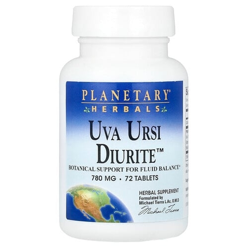 플랜터리 허벌 Planetary Herbals, Uvaursi Diurite™, 72정 상세 이미지