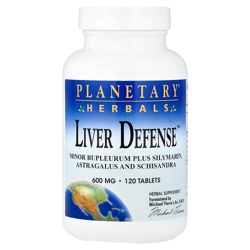 플랜터리 허벌 Planetary Herbals, Liver Defense™, 120정 상세 이미지