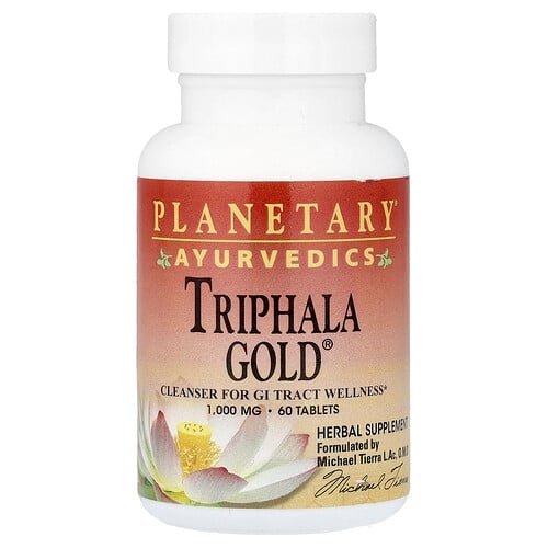 플랜터리 허벌 Planetary Herbals, 아유르베다, Triphala Gold®, 60정 상세 이미지