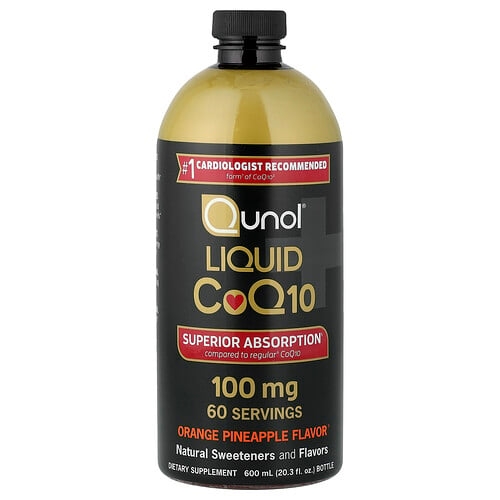 퀴놀 Qunol, 액상 CoQ10, 오렌지 파인애플, 600ml(20.3fl oz) 상세 이미지