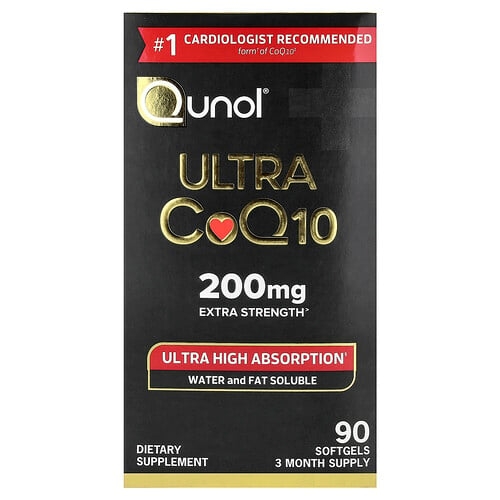 퀴놀 Qunol, 울트라 CoQ10, 200mg, 소프트젤 90정 상세 이미지