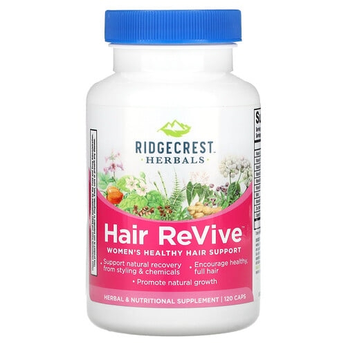 릿지 크러스트 허벌 RidgeCrest Herbals, Hair ReVive, 캡슐 120정 상세 이미지