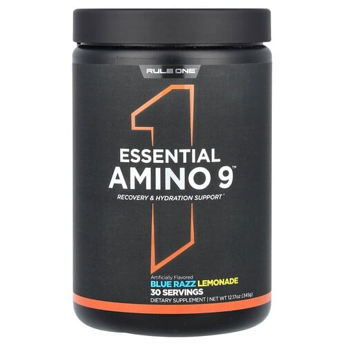 룰 원 프로틴 Rule One Proteins, 에센셜 아미노 9, 블루 래즈 레모네이드, 345g(12.17oz) 상세 이미지