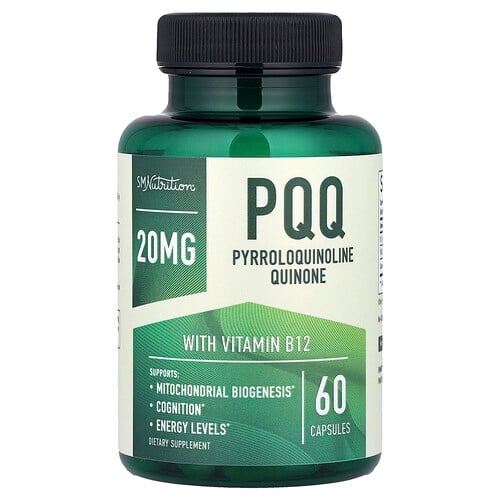 SMNutrition, PQQ, 비타민B12 함유, 캡슐 60정 상세 이미지