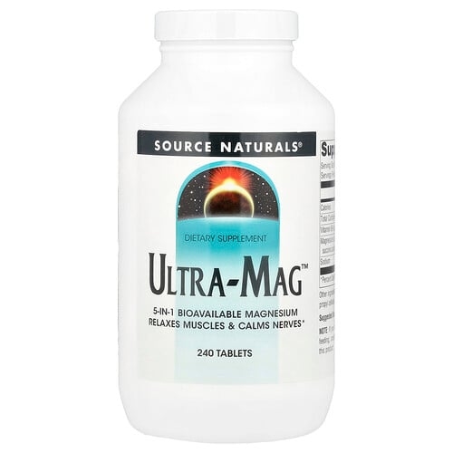 소스 네츄럴 Source Naturals, Ultra-MAG™, 240정 상세 이미지