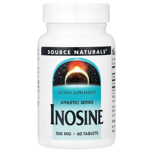 소스 네츄럴 Source Naturals, Athletic Series, 이노신, 60정 상세 이미지