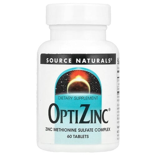 소스 네츄럴 Source Naturals, OptiZinc®, 60정 상세 이미지