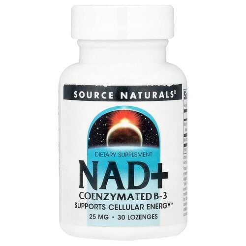 소스 네츄럴 Source Naturals, NAD+, 코엔자임화 B-3, 사탕 정제 30정 상세 이미지