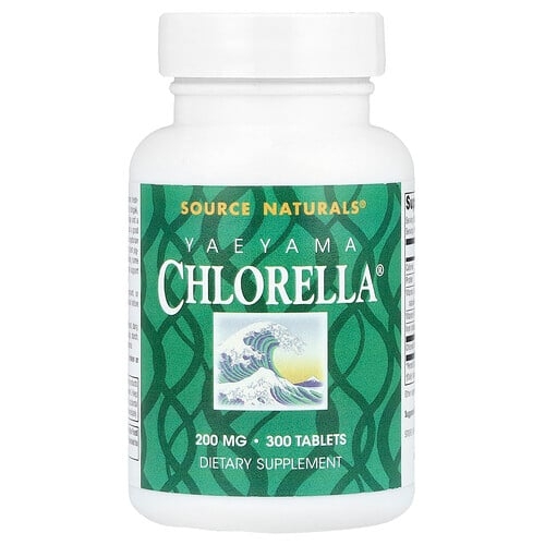 소스 네츄럴 Source Naturals, Yaeyama Chlorella®, 300정(1정당 20mg) 상세 이미지