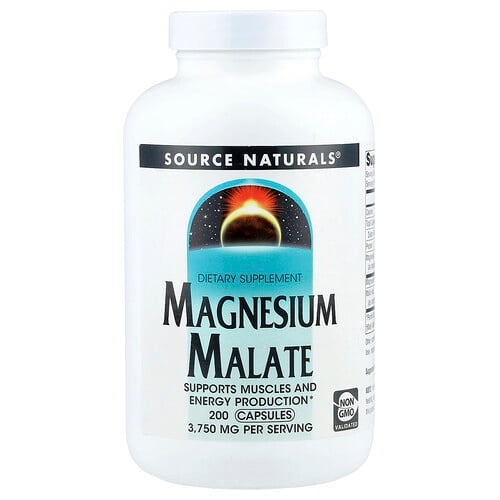 소스 네츄럴 Source Naturals, 마그네슘 말레이트, 캡슐 200정 상세 이미지