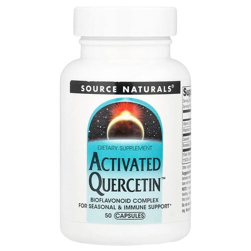 소스 네츄럴 Source Naturals, Activated Quercetin™, 캡슐 50정 상세 이미지